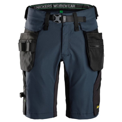 6172 Krótkie spodnie Snickers model FlexiWork w kolorze granatowym
