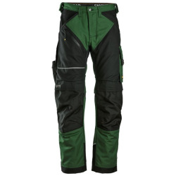 Spodnie robocze Snickers 6314 Canvas+ RuffWork+ zielone