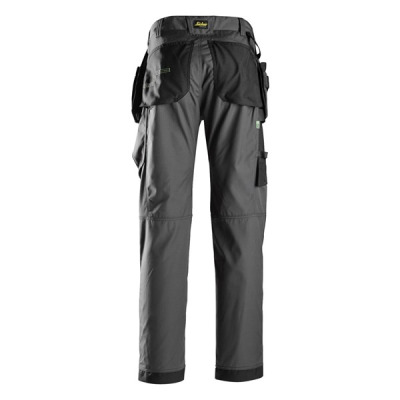 Spodnie robocze Snickers 6923 Kevlar® FlexiWork+ do prac podłogowych  ciemno szare