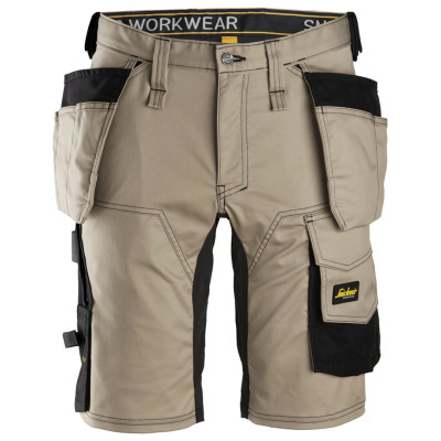 6141 Krótkie spodenki Snickers Stretch model AllroundWork Khaki