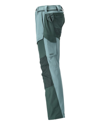 22379-311  Spodnie robocze Mascot CUSTOMIZED Ultimate Stretch w kolorze zielonym + jasno zielone