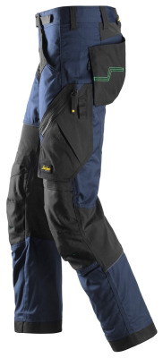 Spodnie robocze Snickers FlexiWork+ 6903 kolor granatowo-czarny