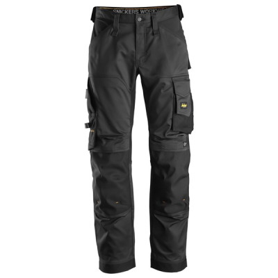 Spodnie robocze Snickers Stretch 6351 AllroundWork luźne kolor czarne