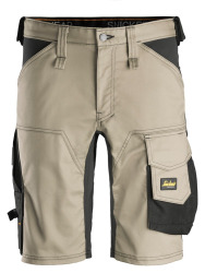 6143 Krótkie spodenki Snickers Stretch model AllroundWork w kolorze khaki