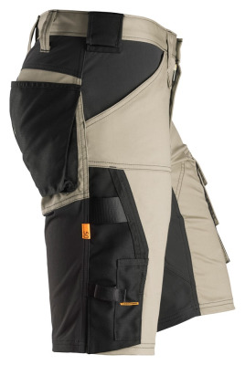 6143 Krótkie spodenki Snickers Stretch model AllroundWork w kolorze khaki