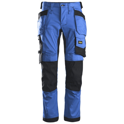 Spodnie robocze Snickers Stretch 6241 Allround kolor niebiesko/czarny (Kopia)