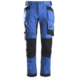 Spodnie robocze Snickers Stretch 6241 Allround kolor niebiesko/czarny (Kopia)