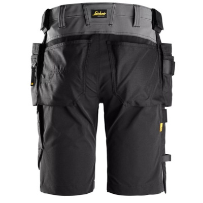 6175 Krótkie spodenki Snickers Stretch model AllroundWork w kolorze szarym