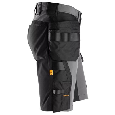 6175 Krótkie spodenki Snickers Stretch model AllroundWork w kolorze szarym