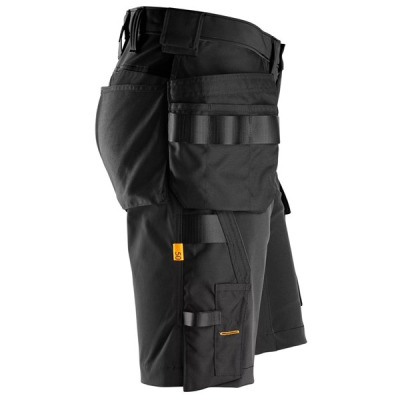 6175 Krótkie spodenki Snickers Stretch model AllroundWork w kolorze czarnym