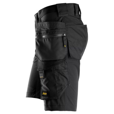 6175 Krótkie spodenki Snickers Stretch model AllroundWork w kolorze czarnym