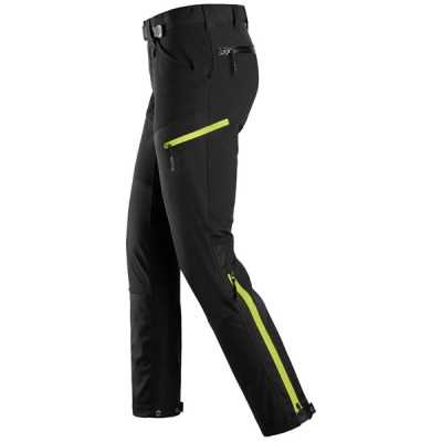 6948 Spodnie softshell stretch FlexiWork bez kieszeni nakolannikowych BLACK