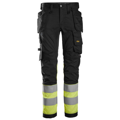 Spodnie robocze odblaskowe Snickers Stretch 6234 kolor żółty