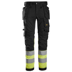 Spodnie robocze odblaskowe Snickers Stretch 6234 kolor żółty