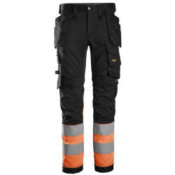 Spodnie robocze odblaskowe Snickers Stretch 6234 kolor pomarańczowy