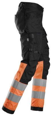 Spodnie robocze odblaskowe Snickers Stretch 6234 kolor pomarańczowy