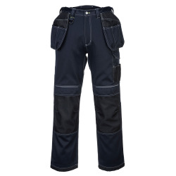 Spodnie robocze Portwest model T602 seria PW3, kolor granatowy