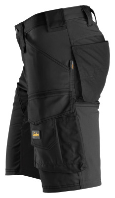 6143 Krótkie spodenki Snickers Stretch model AllroundWork w kolorze czarnym