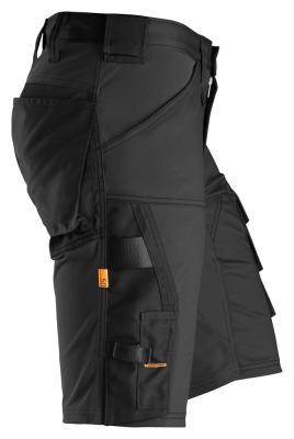 6143 Krótkie spodenki Snickers Stretch model AllroundWork w kolorze czarnym
