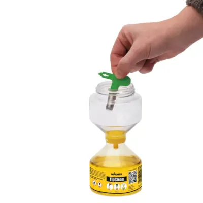 Klepsydra TipClean – Pojemnik do czyszczenia dysz z płynem