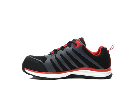 12021 Buty robocze marki JORI model RAPID black-red Low ESD S3
