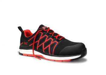 12061 Buty robocze marki JORI model SWIFT black-red Low ESD S1P
