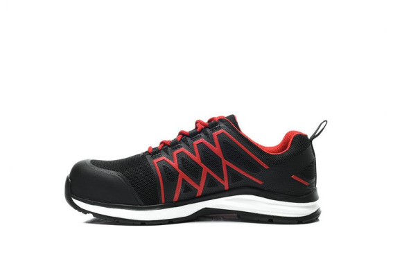 12061 Buty robocze marki JORI model SWIFT black-red Low ESD S1P