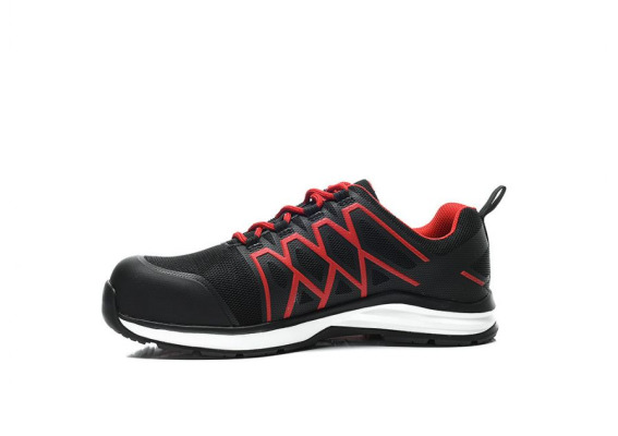 12061 Buty robocze marki JORI model SWIFT black-red Low ESD S1P