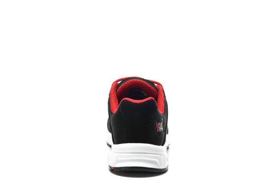 12141 Buty robocze marki JORI model SPEEDY black-red Low ESD S1P