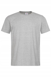 T-shirt bawełniany, wysoka jakość, kolor szary