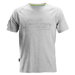 T-shirt LOGO Snickers 2580 kolor Grey