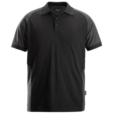 2750 Koszulka Polo marki Snickers 2-kolorowa Czarno-Szara