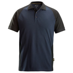 2750 Koszulka Polo marki Snickers 2-kolorowa Granatowo-czarna