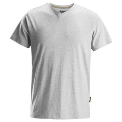 2512 T-shirt Snickers z dekoltem w serek Szary