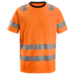 T-shirt Odblaskowy 2536 Snickers  pomarańczowym
