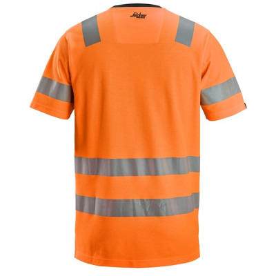 T-shirt Odblaskowy 2536 Snickers  pomarańczowym