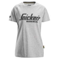 T-shirt Snickers 2597 kolor jasno szary DAMSKI