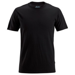 2527 T-shirt wełniany AllroundWork BLACK