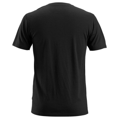 2527 T-shirt wełniany AllroundWork BLACK