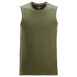 2956 Koszulka bez rękawów Stay Fresh Snickers kolor khaki green
