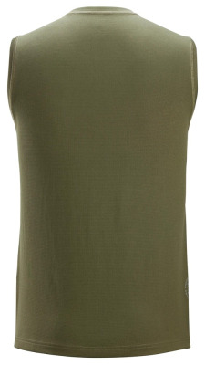 2956 Koszulka bez rękawów Stay Fresh Snickers kolor khaki green