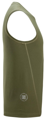 2956 Koszulka bez rękawów Stay Fresh Snickers kolor khaki green