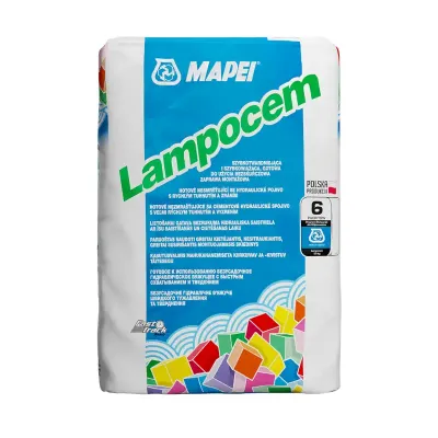LAMPOCEM – Cement montażowy, szybkoschnący Mapei 25KG