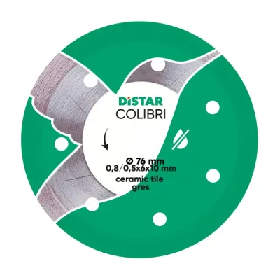 Diamentowa tarcza tnąca Distar 76x10H Colibri