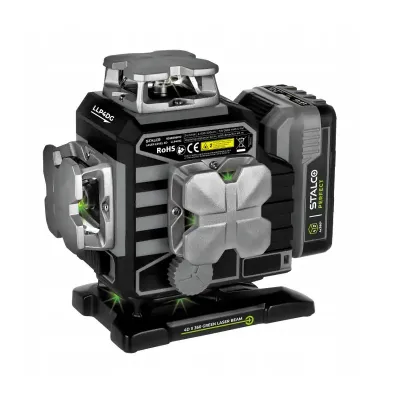 Laser krzyżowy 4D LLP4DG zielony STALCO PERFECT S058598012