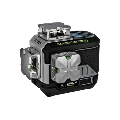 Laser krzyżowy 3D LLP3DG Zielony Stalco Perfect