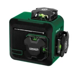 Laser Krzyżowy 3D LLS3DG Zielony Stalco