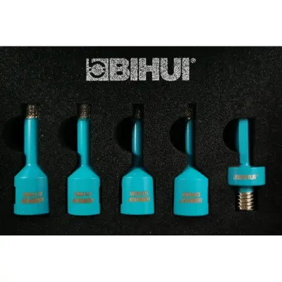 Zestaw otwornic BIHUI BASIC MK5 6, 8, 10, 12 mm + adapter M14-HEX