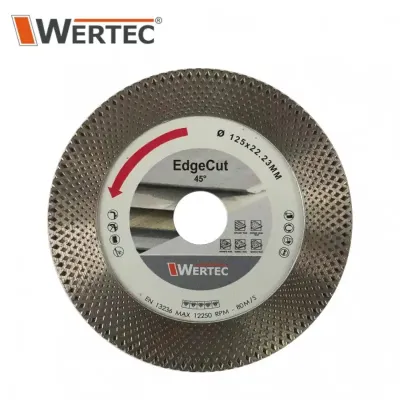Tarcza diamentowa EDGECUT WERTEC 125 mm do cięcia i szlifowania glazury