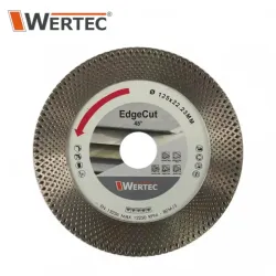 Tarcza diamentowa EDGECUT WERTEC 125 mm do cięcia i szlifowania glazury
